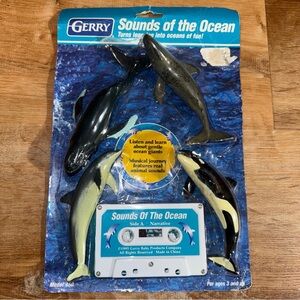 Sounds of the Ocean Gerry Brand 1995 Whale Toys Music Baby Sleep Tape DEADSTOCK